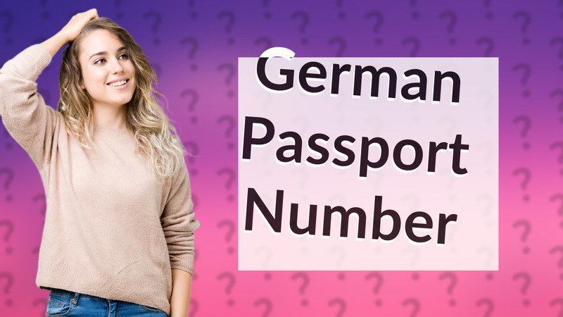 German Passport Number
