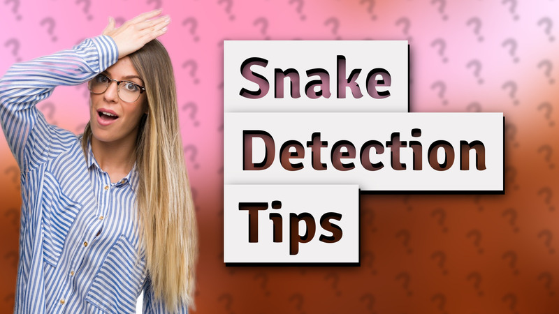 Snake Detection Tips