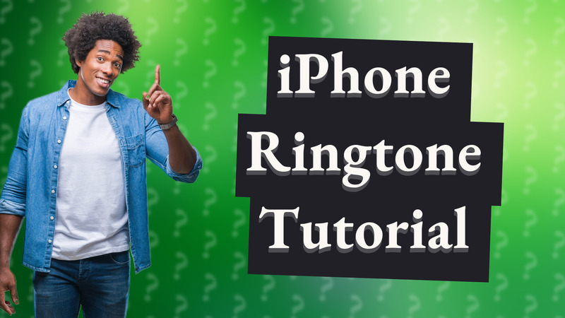 iPhone Ringtone Tutorial