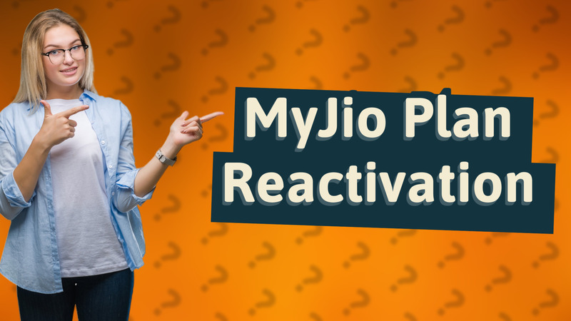 MyJio Plan Reactivation