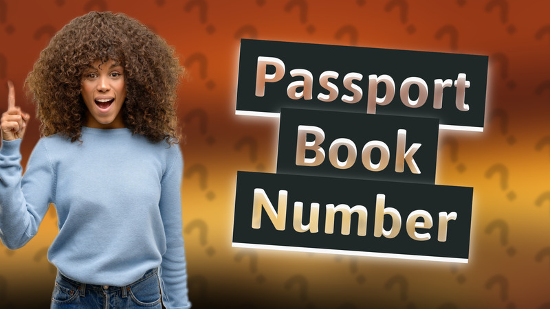 Passport Book Number