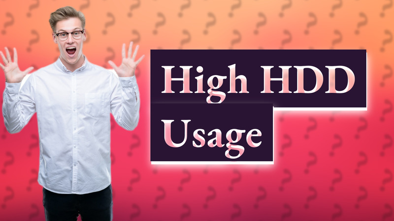 High HDD Usage