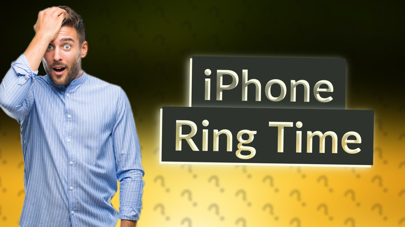 iPhone Ring Time