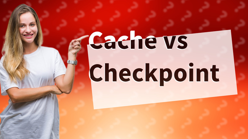 Cache vs Checkpoint