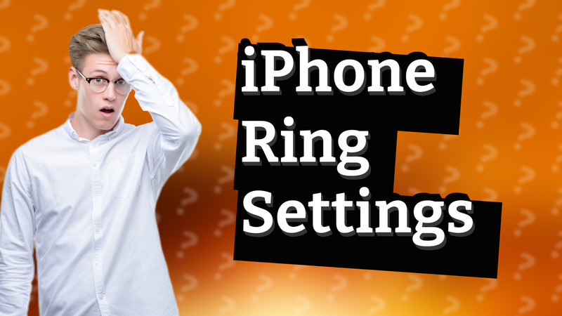 iPhone Ring Settings