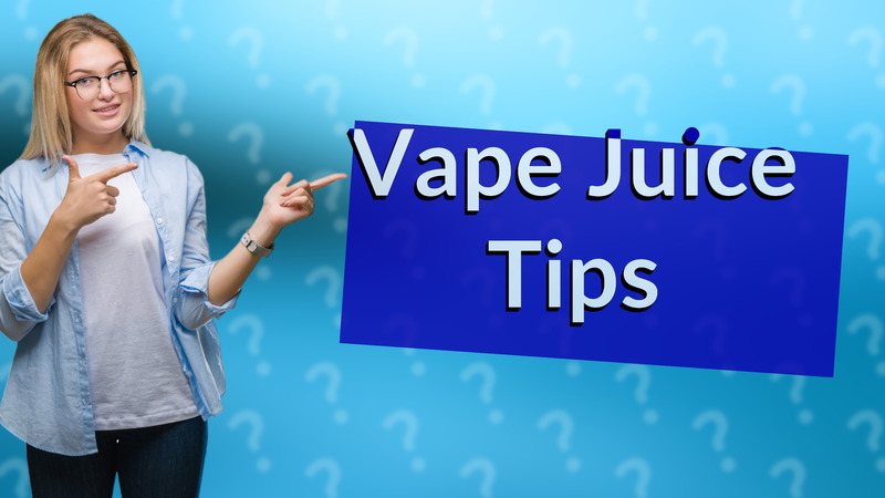 Vape Juice Tips