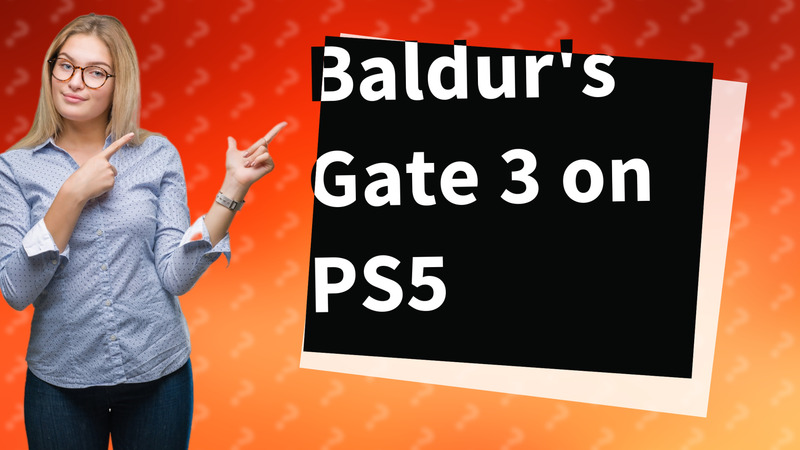 Baldur's Gate 3 on PS5