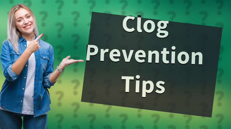 Clog Prevention Tips
