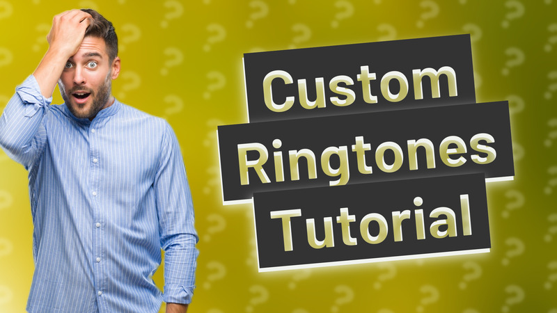 Custom Ringtones Tutorial