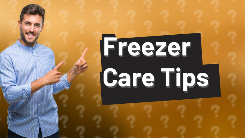 Freezer Care Tips