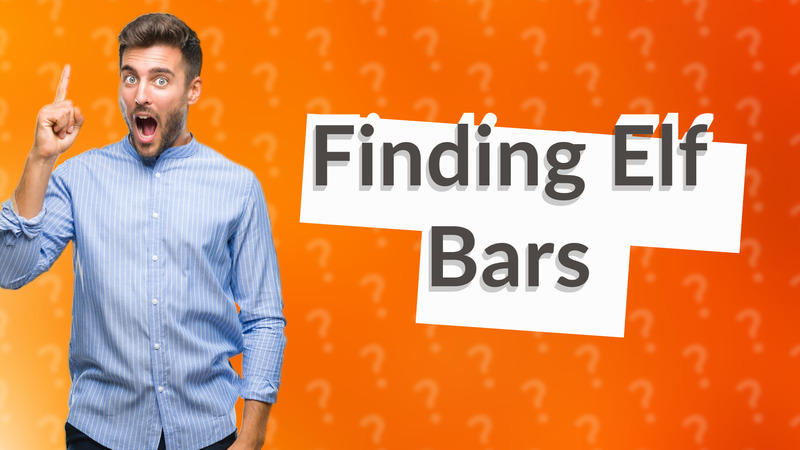 Finding Elf Bars