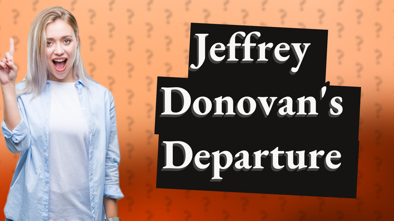 Jeffrey Donovan's Departure