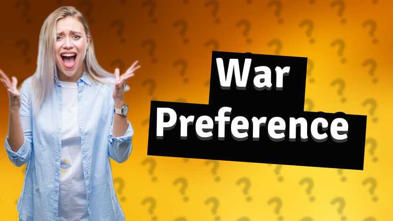 War Preference