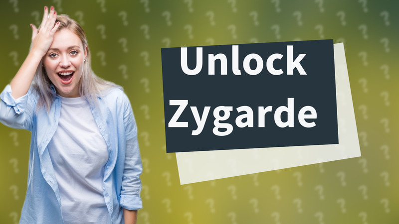 Unlock Zygarde