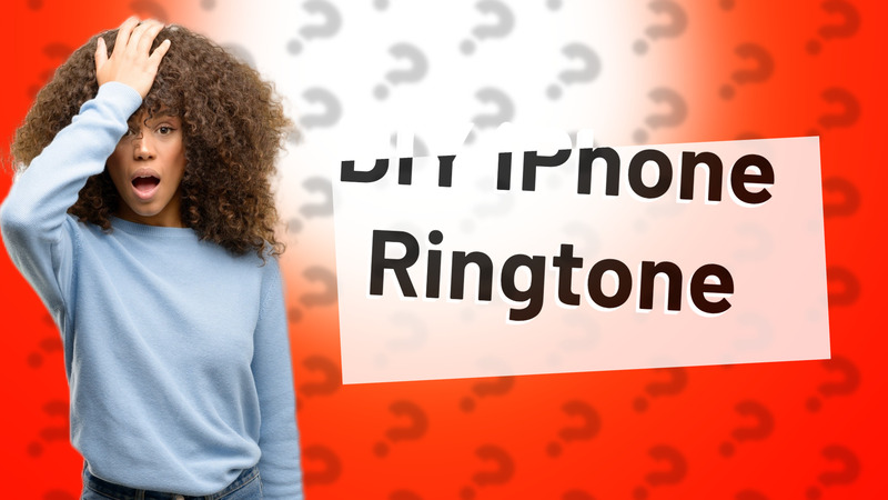 DIY iPhone Ringtone