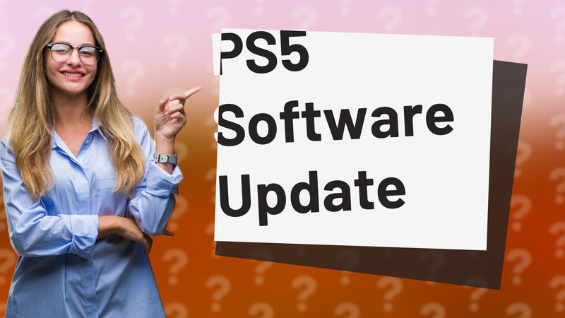 PS5 Software Update