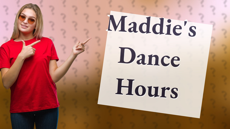 Maddie's Dance Hours