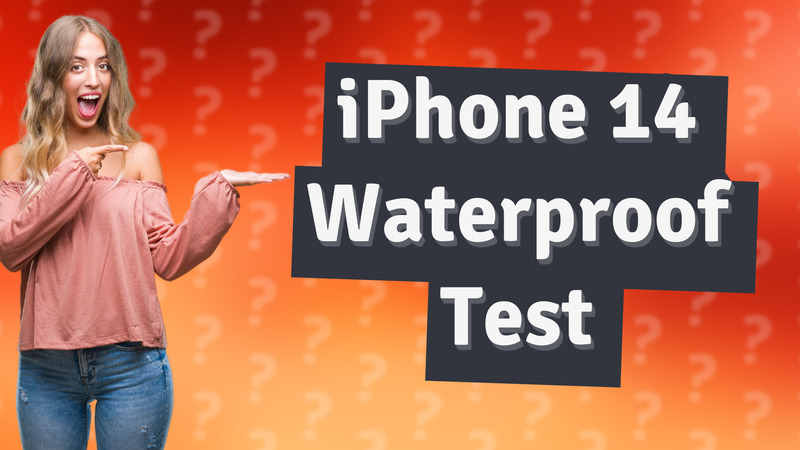 iPhone 14 Waterproof Test