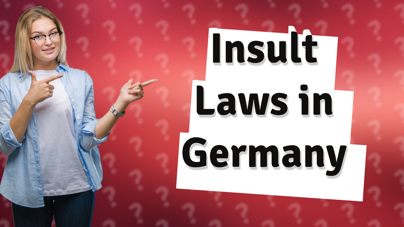 Insult Laws in Germany