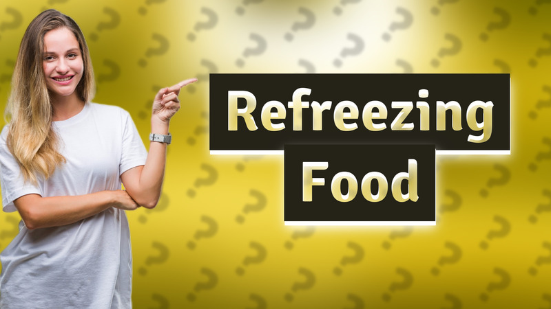 Refreezing Food