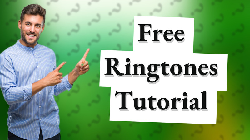 Free Ringtones Tutorial