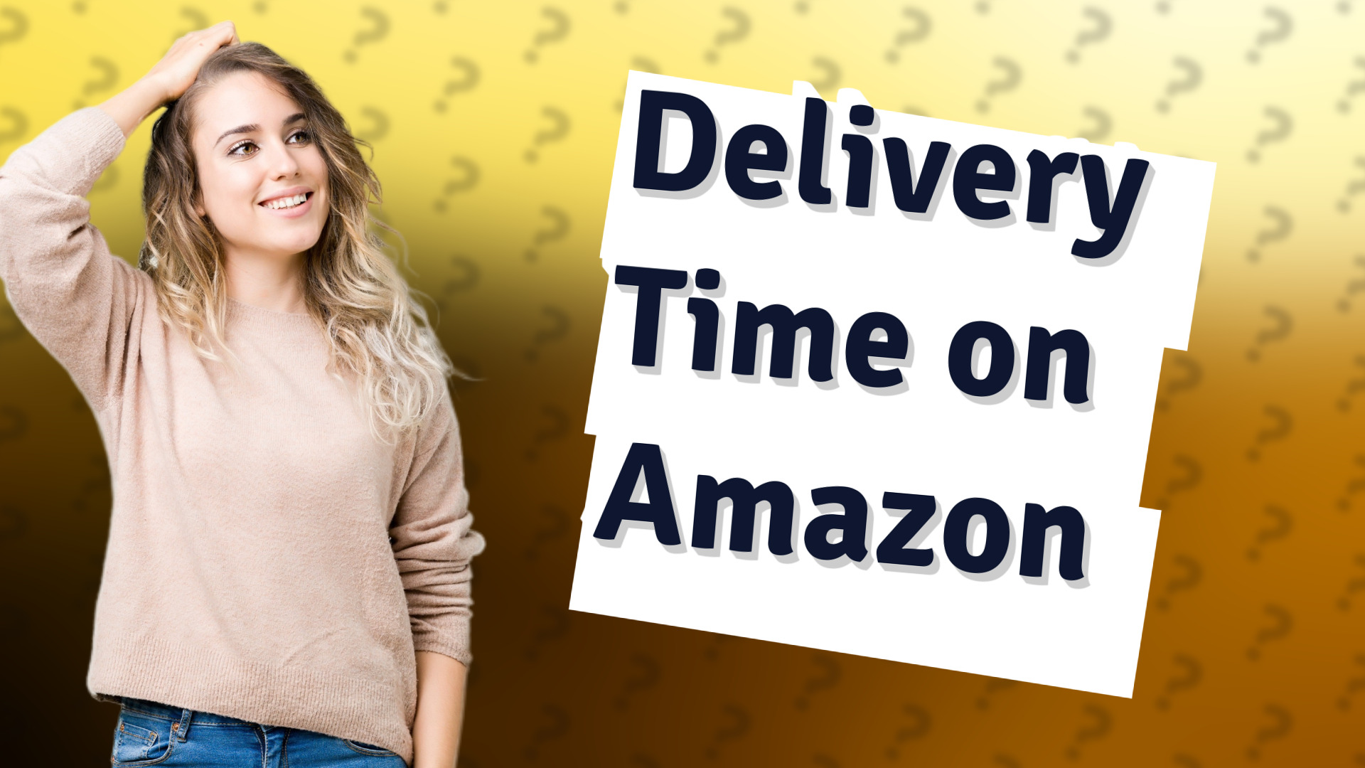 Delivery Time on Amazon