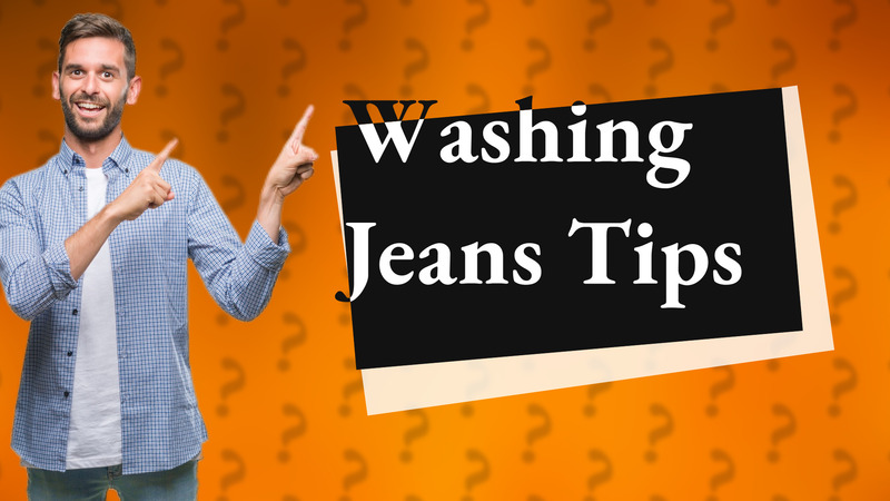Washing Jeans Tips