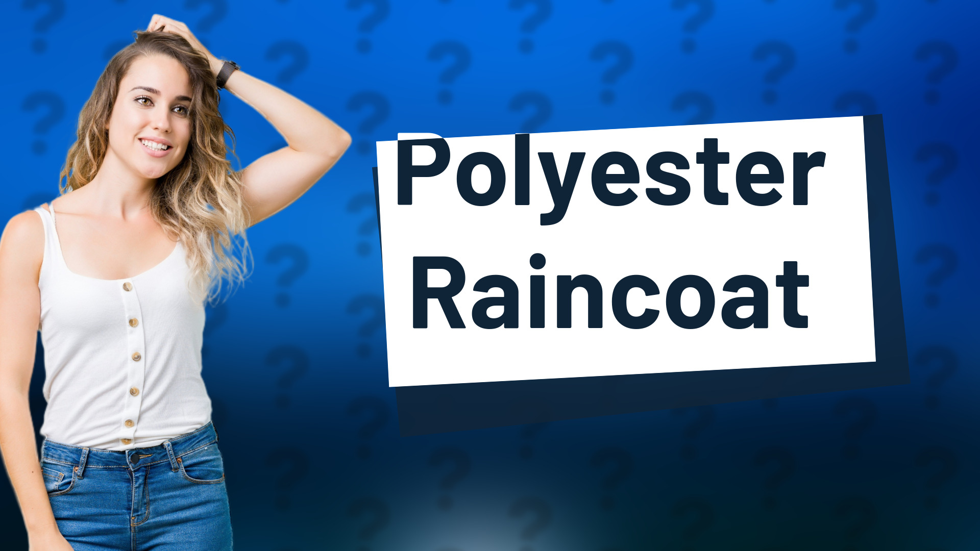 Polyester Raincoat