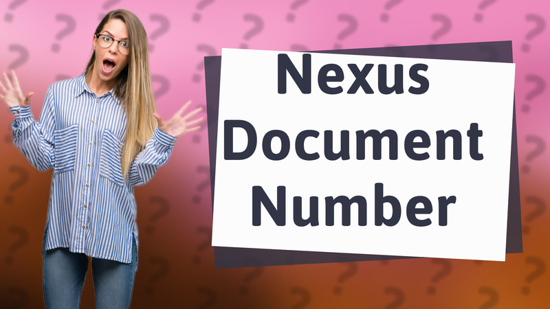 Nexus Document Number