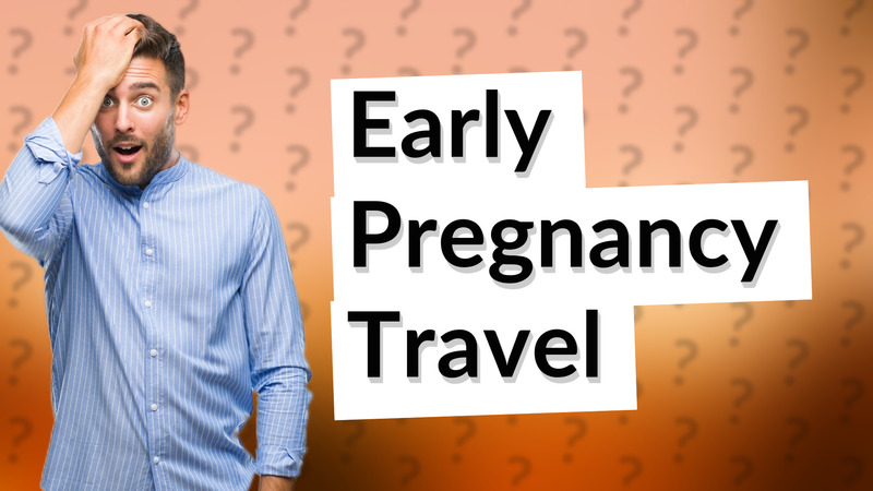 Early Pregnancy Travel