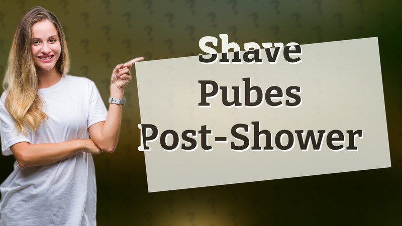 Shave Pubes Post-Shower