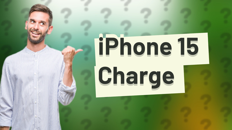 iPhone 15 Charge
