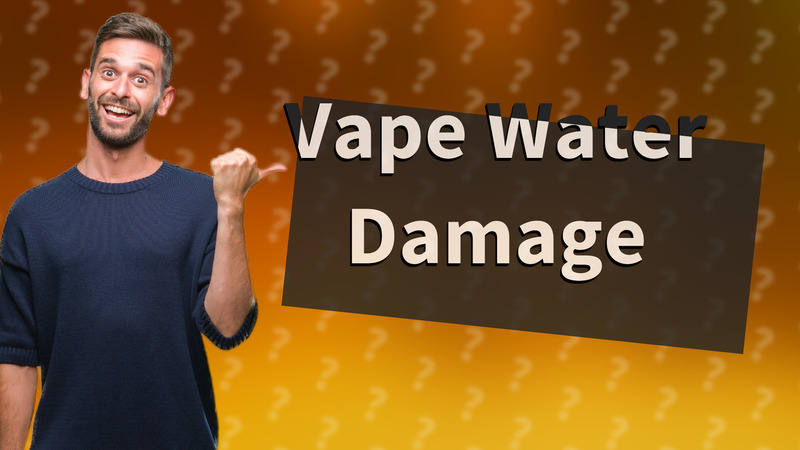 Vape Water Damage