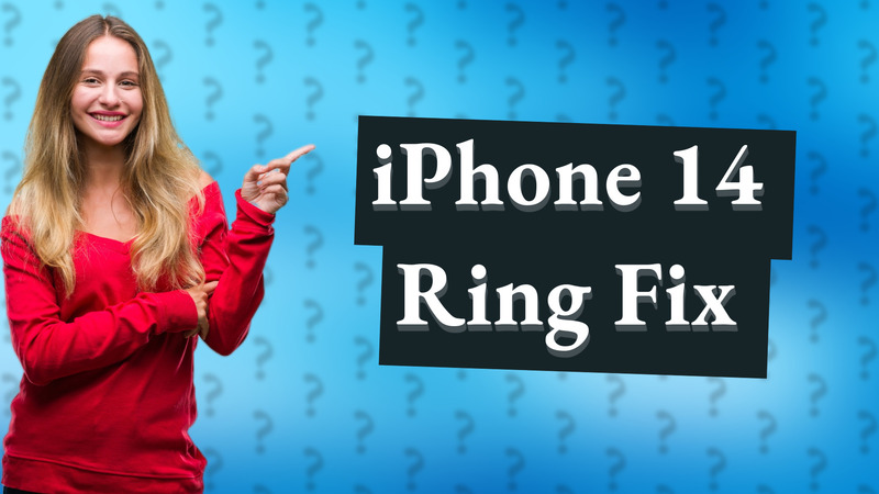 iPhone 14 Ring Fix