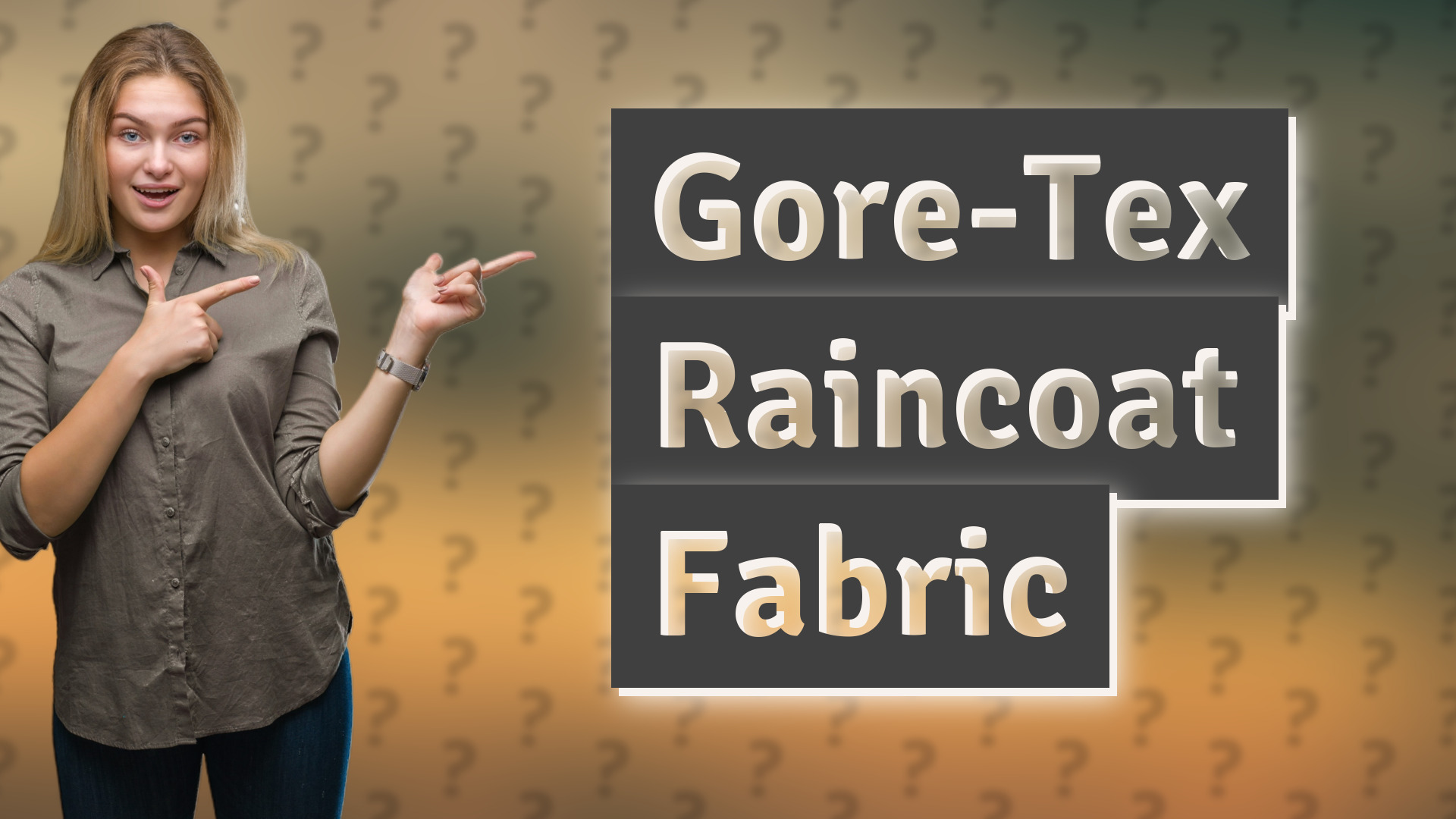 Gore-Tex Raincoat Fabric