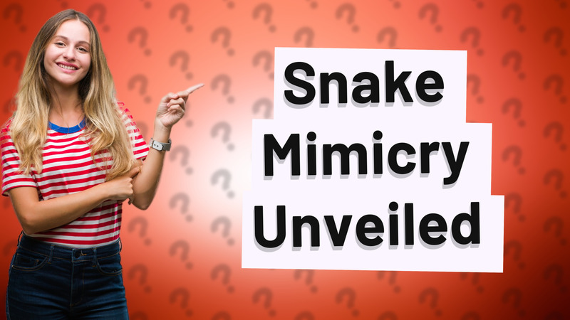 Snake Mimicry Unveiled
