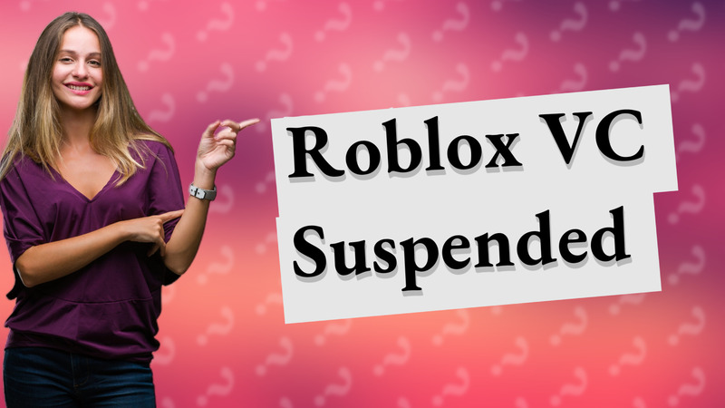 Roblox VC Suspended