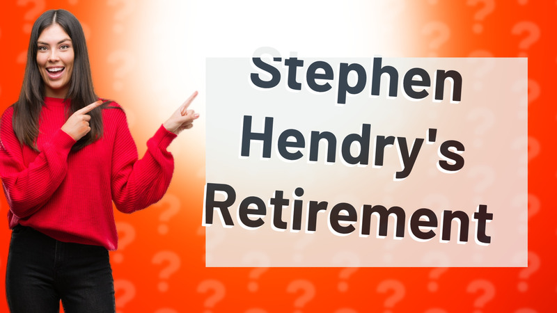Stephen Hendry's Retirement