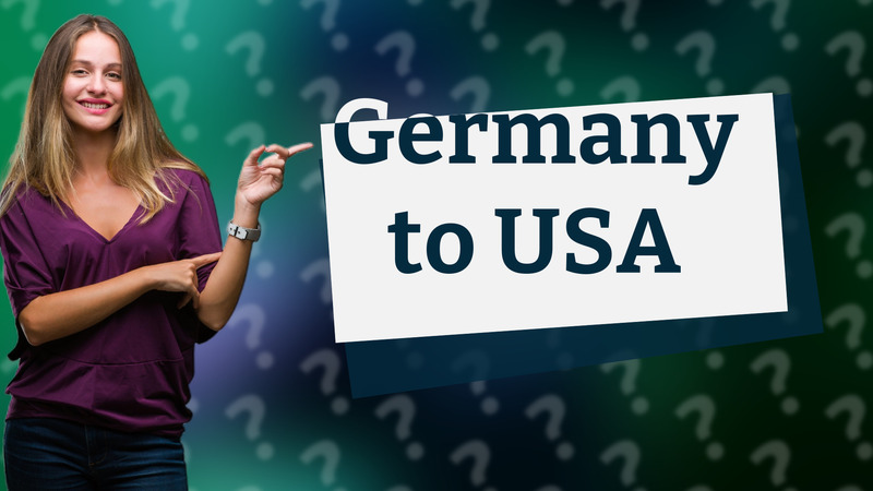 Germany to USA