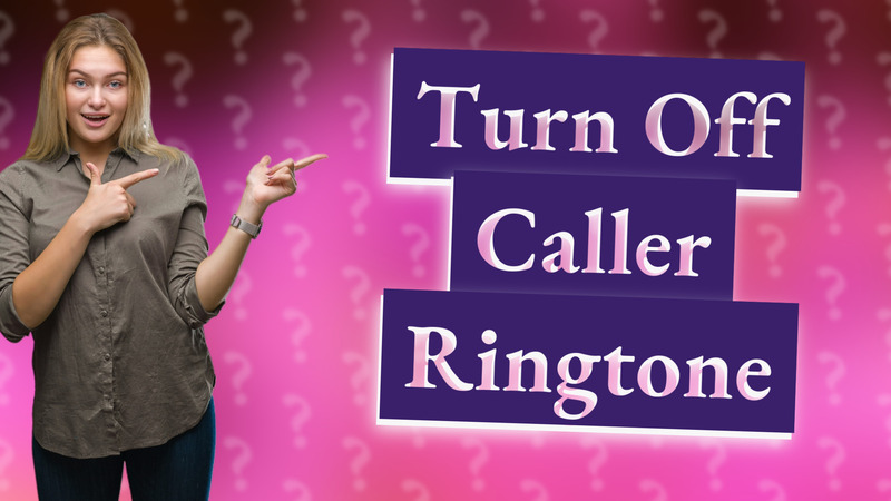 Turn Off Caller Ringtone