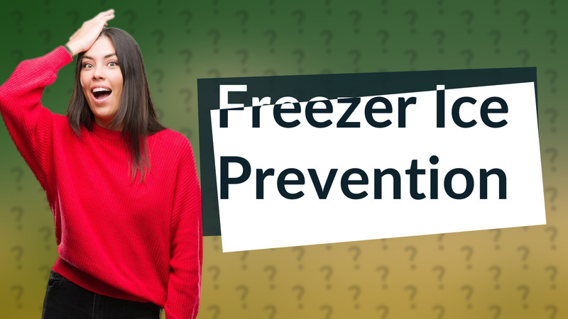 Freezer Ice Prevention