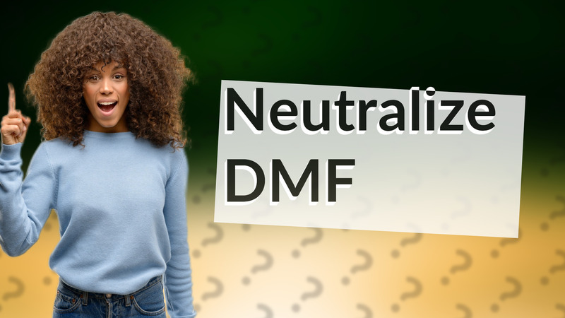 Neutralize DMF