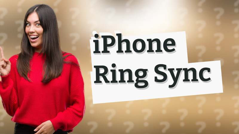 iPhone Ring Sync