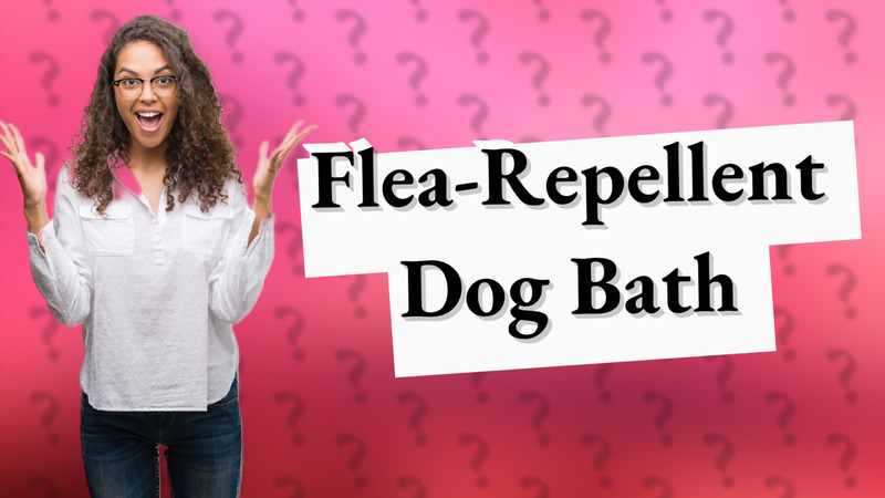 Flea-Repellent Dog Bath