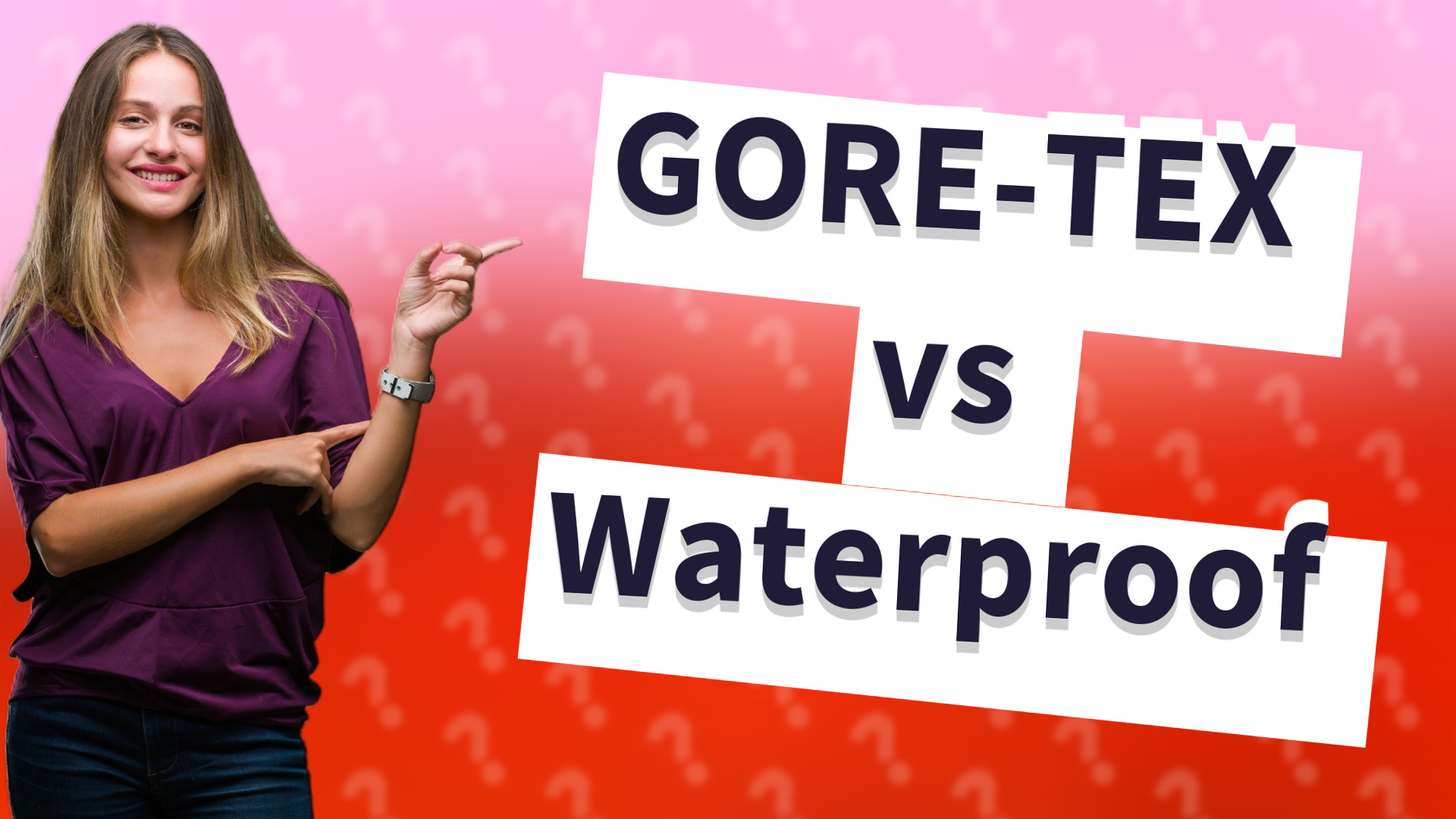 GORE-TEX vs Waterproof
