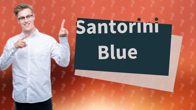 Santorini Blue