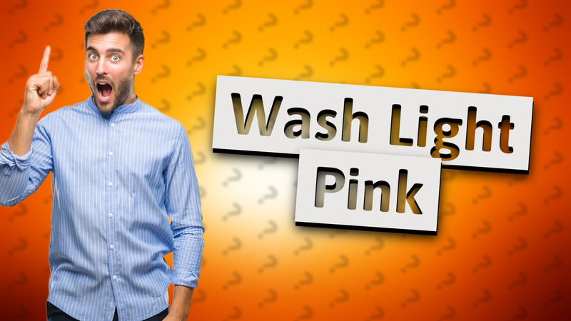 Wash Light Pink