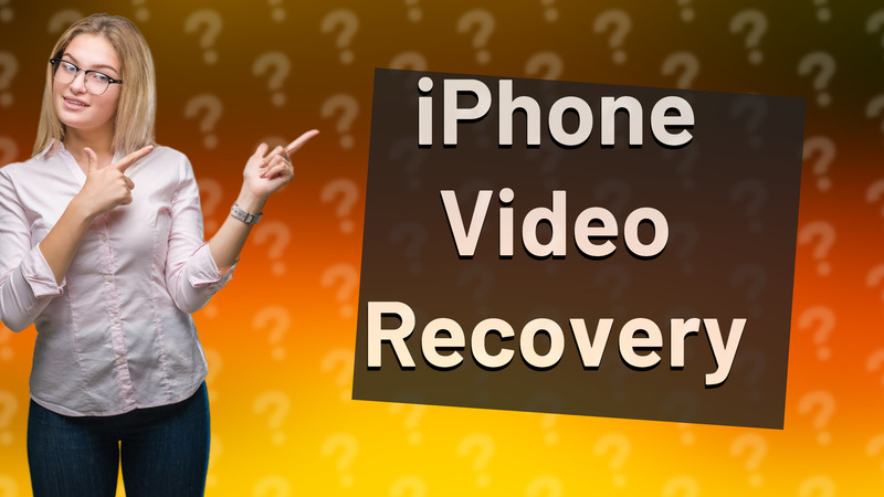 iPhone Video Recovery