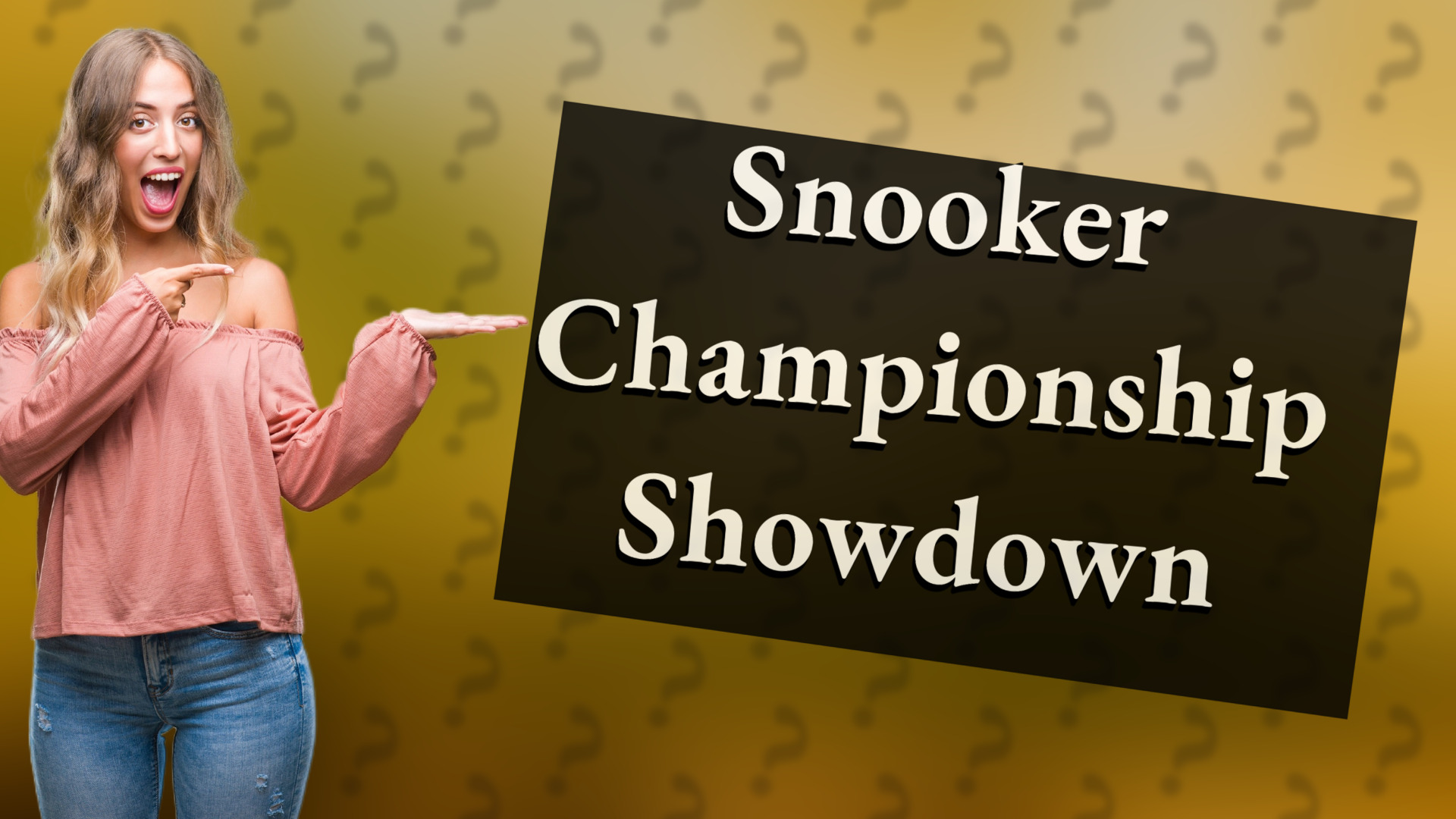 Snooker Championship Showdown