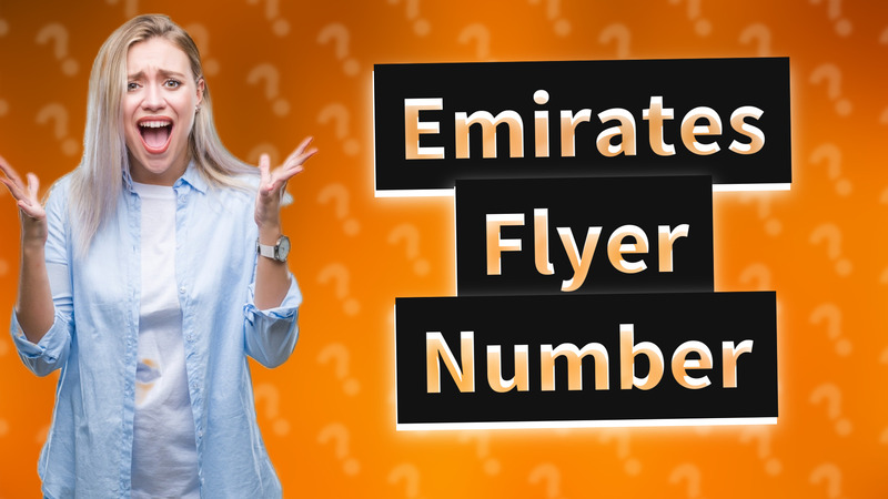 Emirates Flyer Number